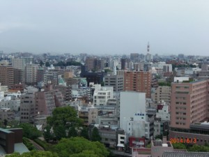 Great view of Kumamoto City!