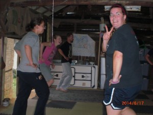 I was caught in the act of taking embarrassing pictures during exercise!