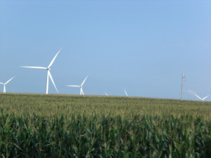 The land of corn, soybeans, and wind power!